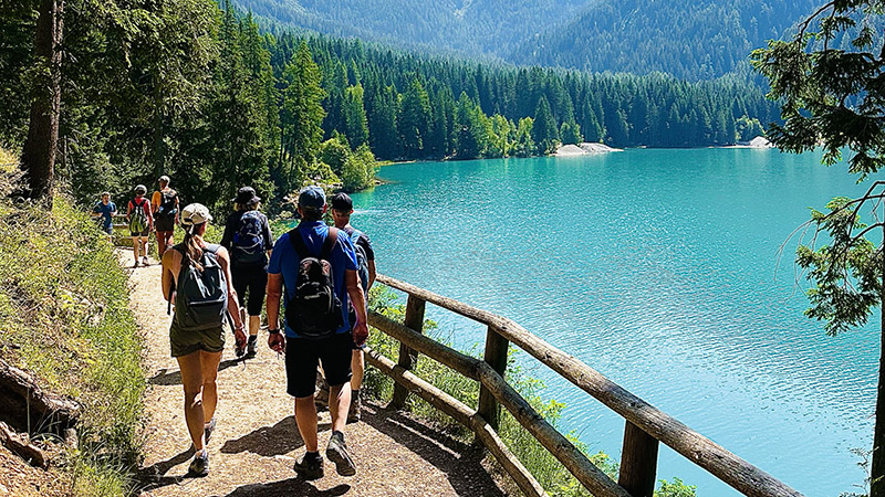 Vandring, yoga och frihet i Pustertal