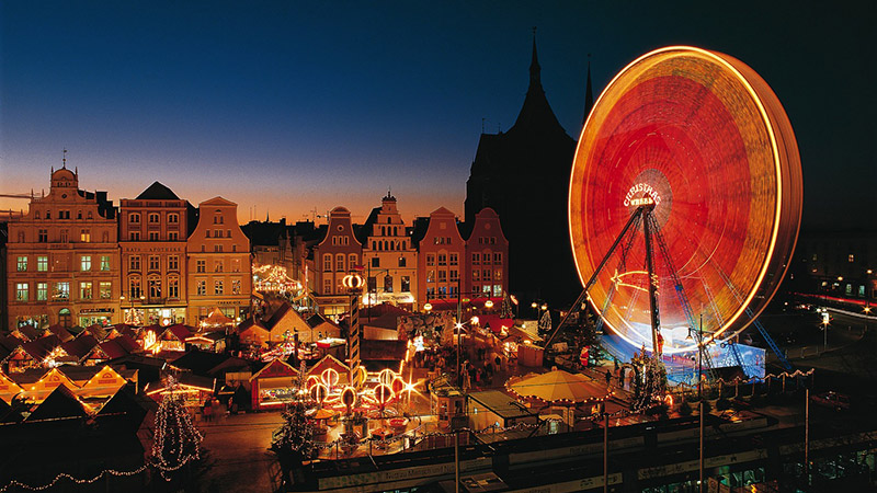 Julmarknad i Rostock